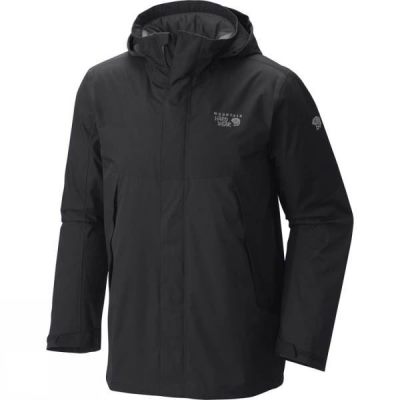 Parka Mountain Hardwear Exposure Hombre - Negras - Chile DZQ147809